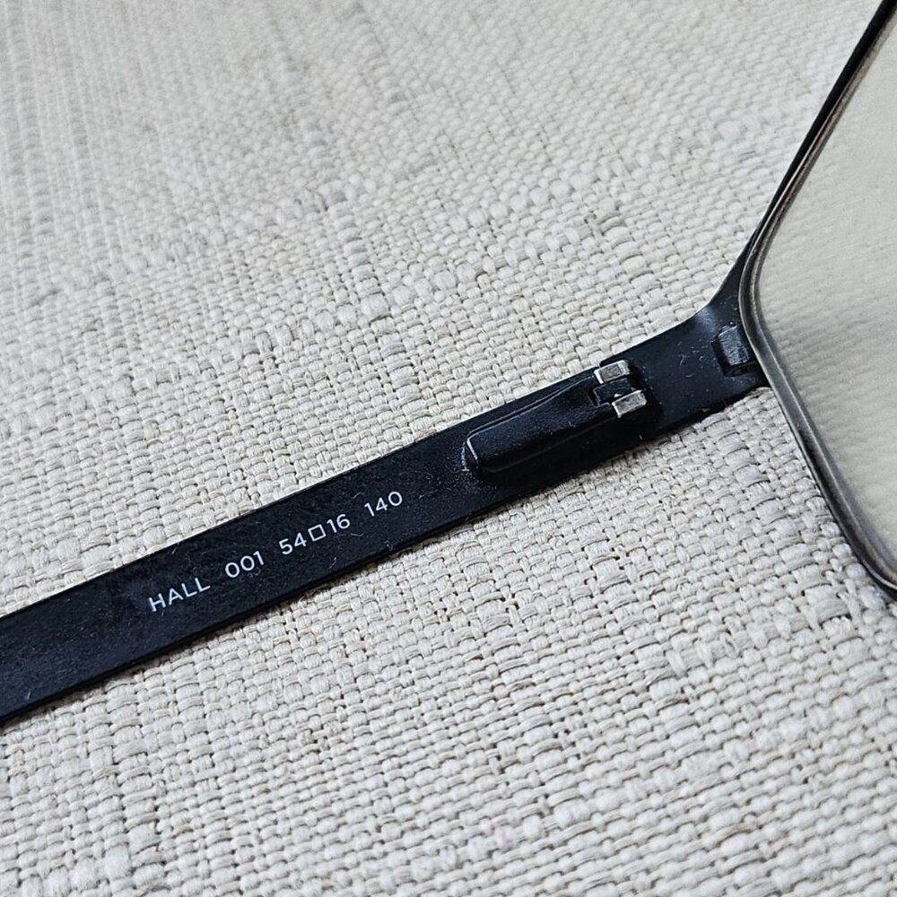 Marchon NYC Uptown Men Eyeglasses Frame Black HALL 001 54[]16 140 Glasses - Picture 9 of 12
